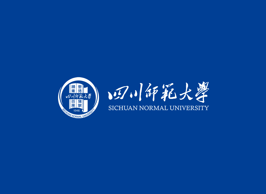 四川师范大学校徽标志矢量图