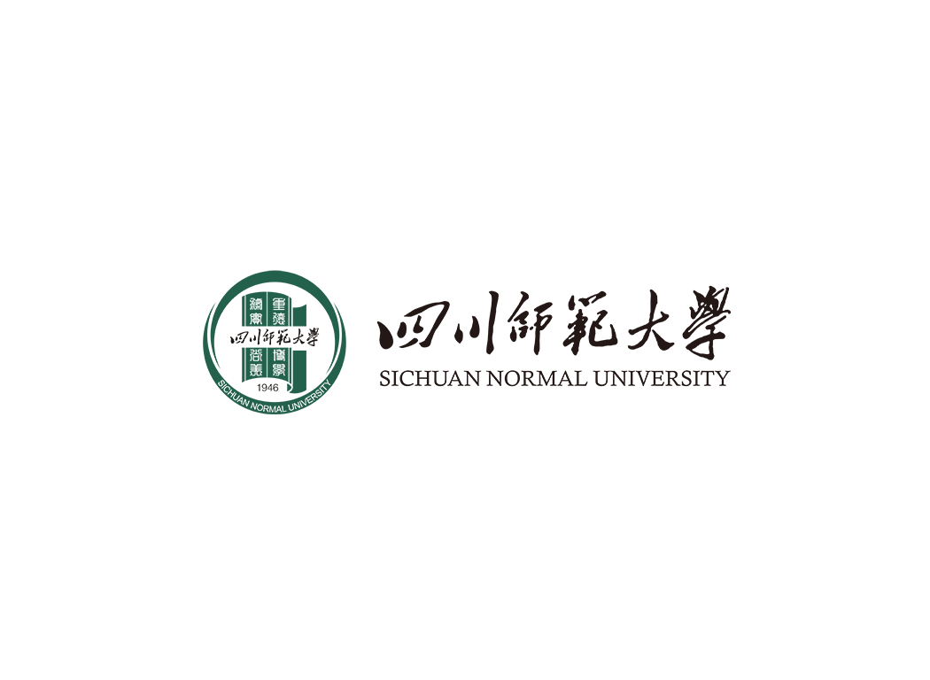 四川师范大学校徽标志矢量图