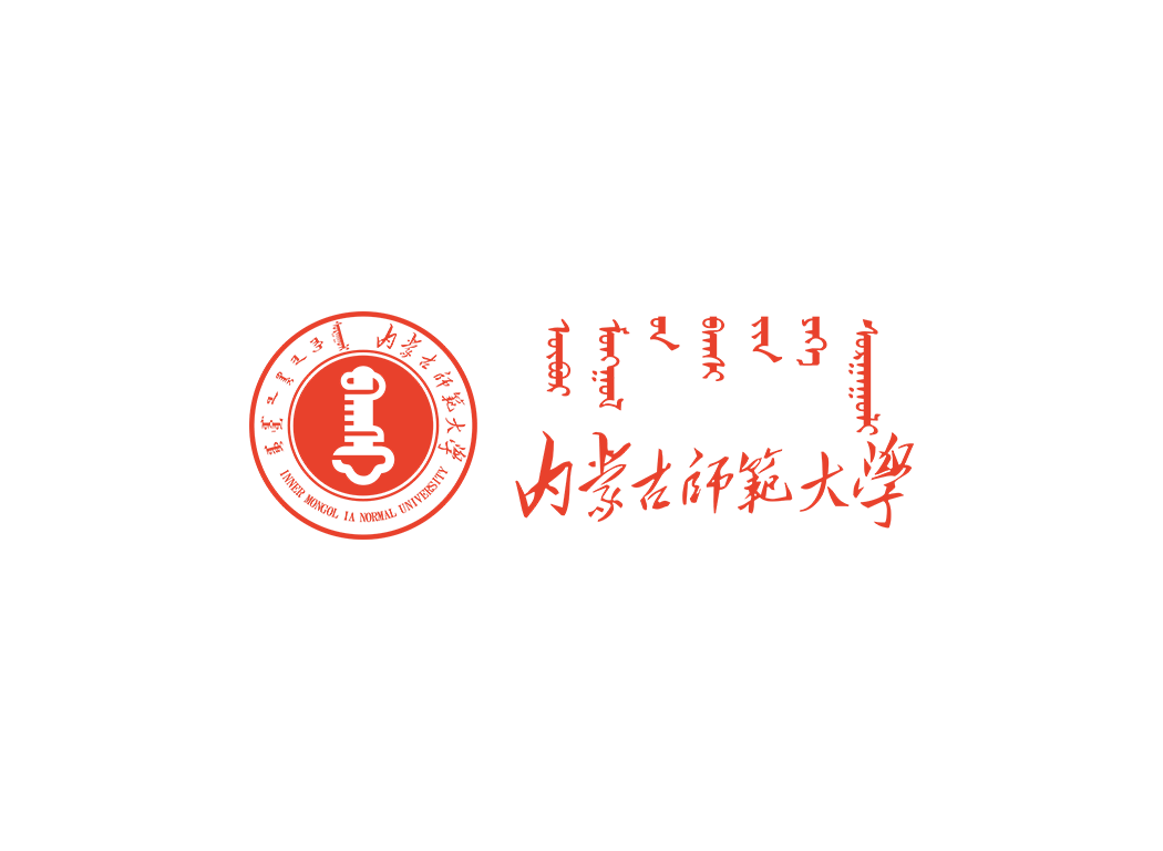 内蒙古师范大学校徽标志矢量图