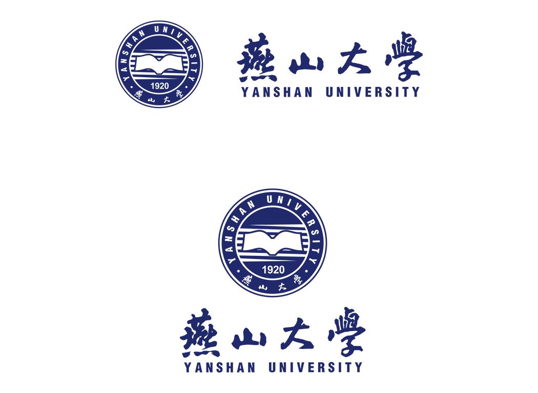 燕山大学校徽标志矢量图