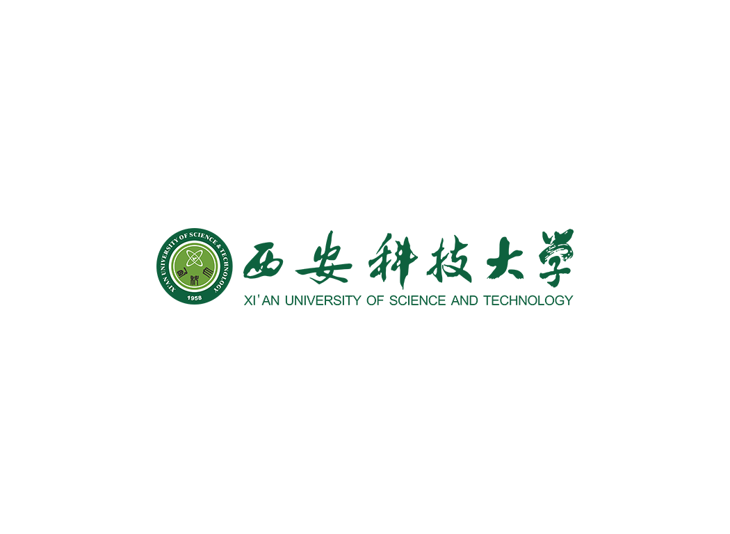 西安科技大学校徽标志矢量图