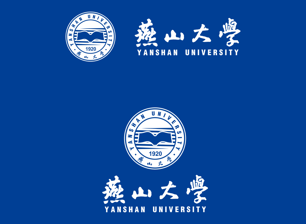 燕山大学校徽标志矢量图