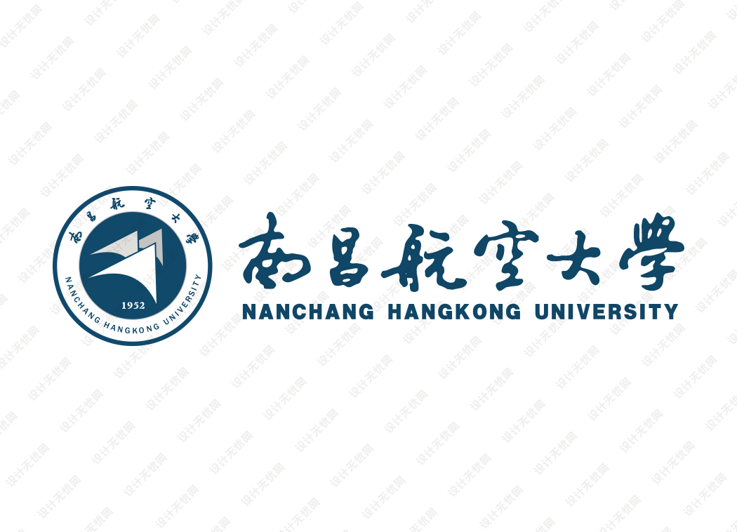 大学校徽系列：南昌航空大学标志矢量图