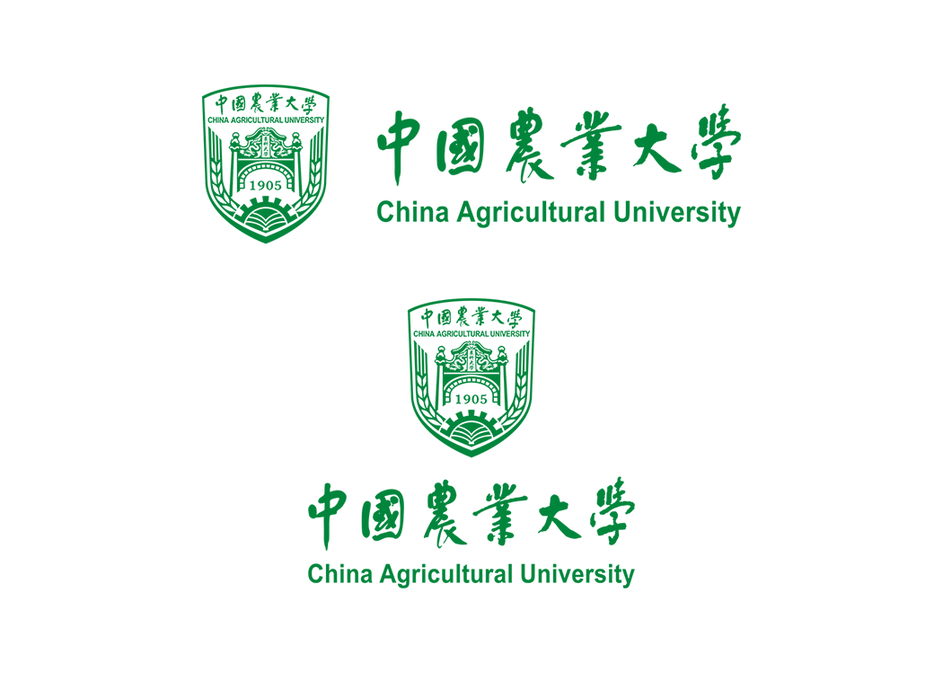 大学校徽系列:中国农业大学标志矢量图