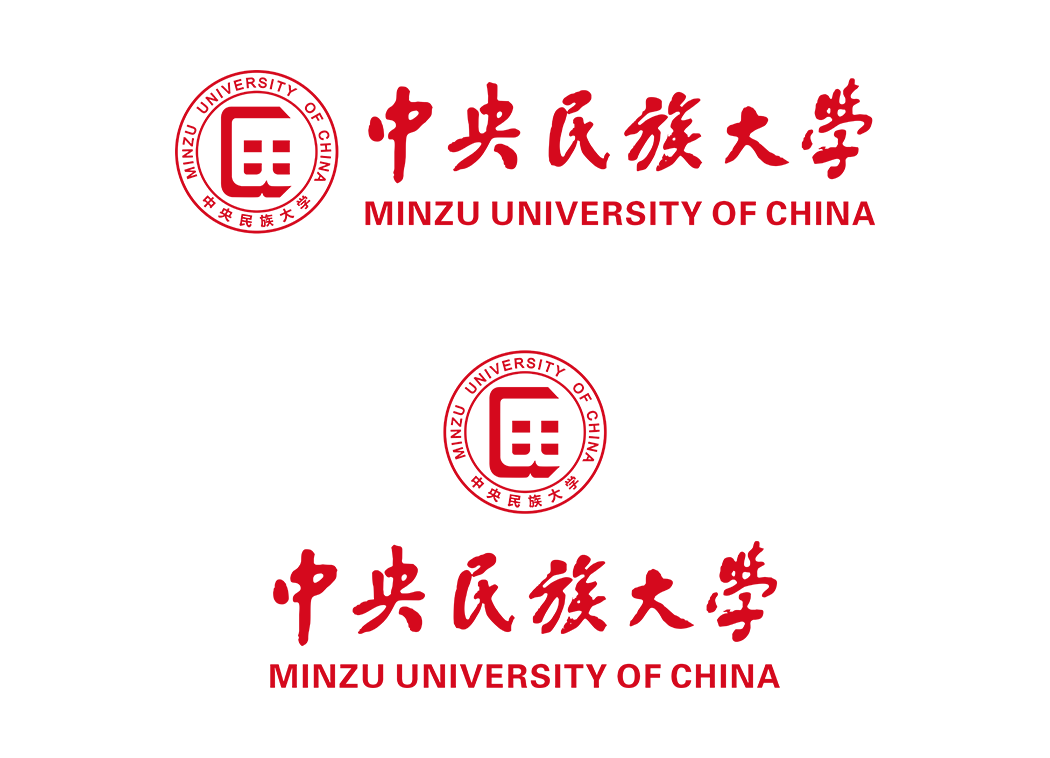 大学校徽系列:中央民族大学标志矢量图