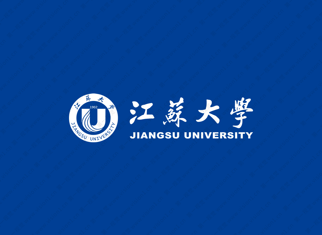 江苏大学校徽标志矢量图