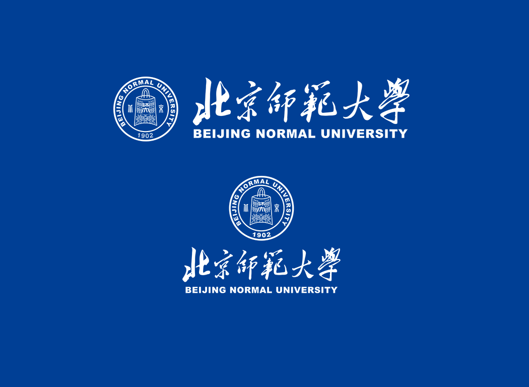 大学校徽系列:北京师范大学标志矢量图