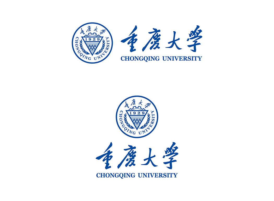 大学校徽系列:重庆大学标志矢量图