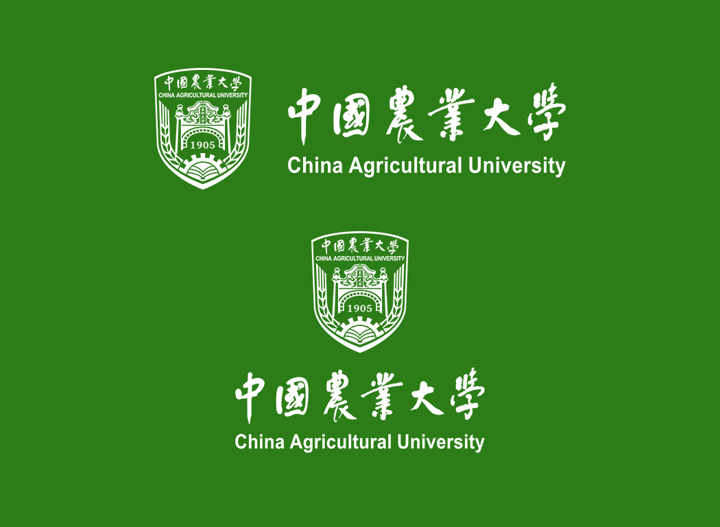 大学校徽系列:中国农业大学标志矢量图