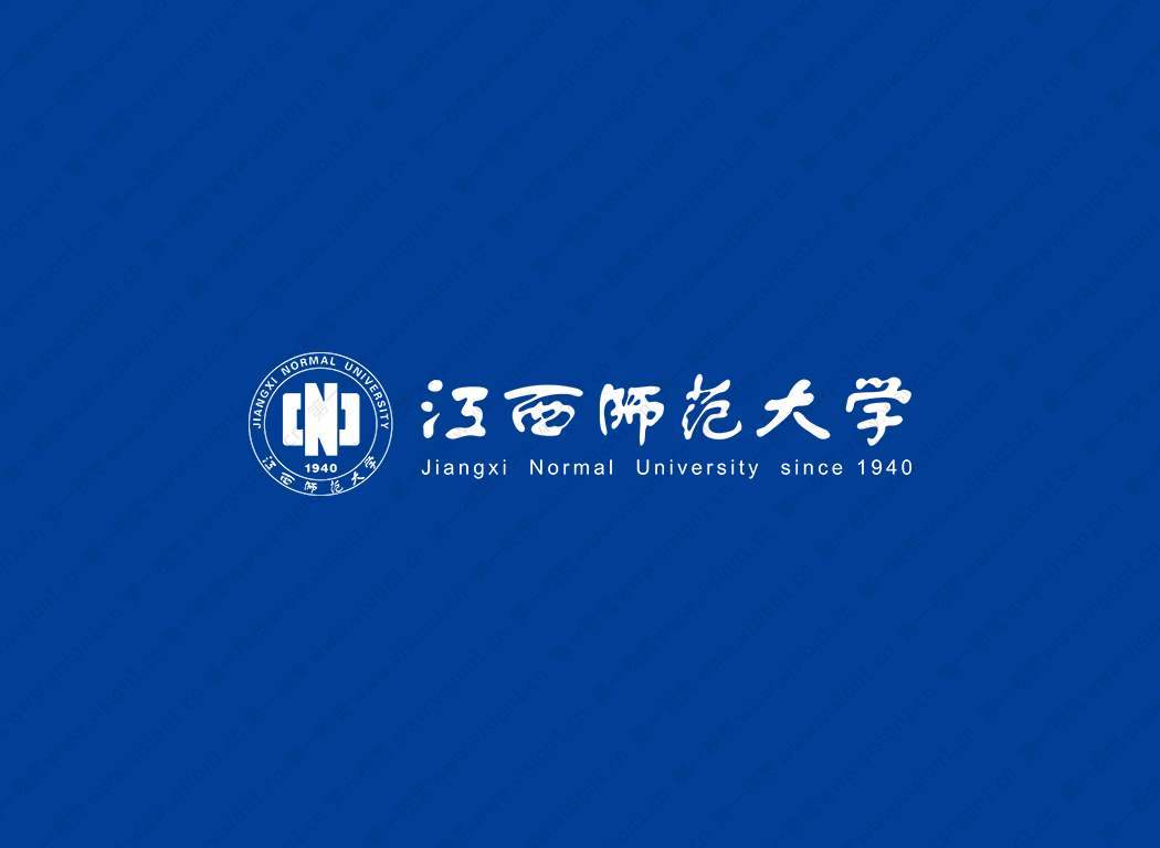 江西师范大学校徽标志矢量图