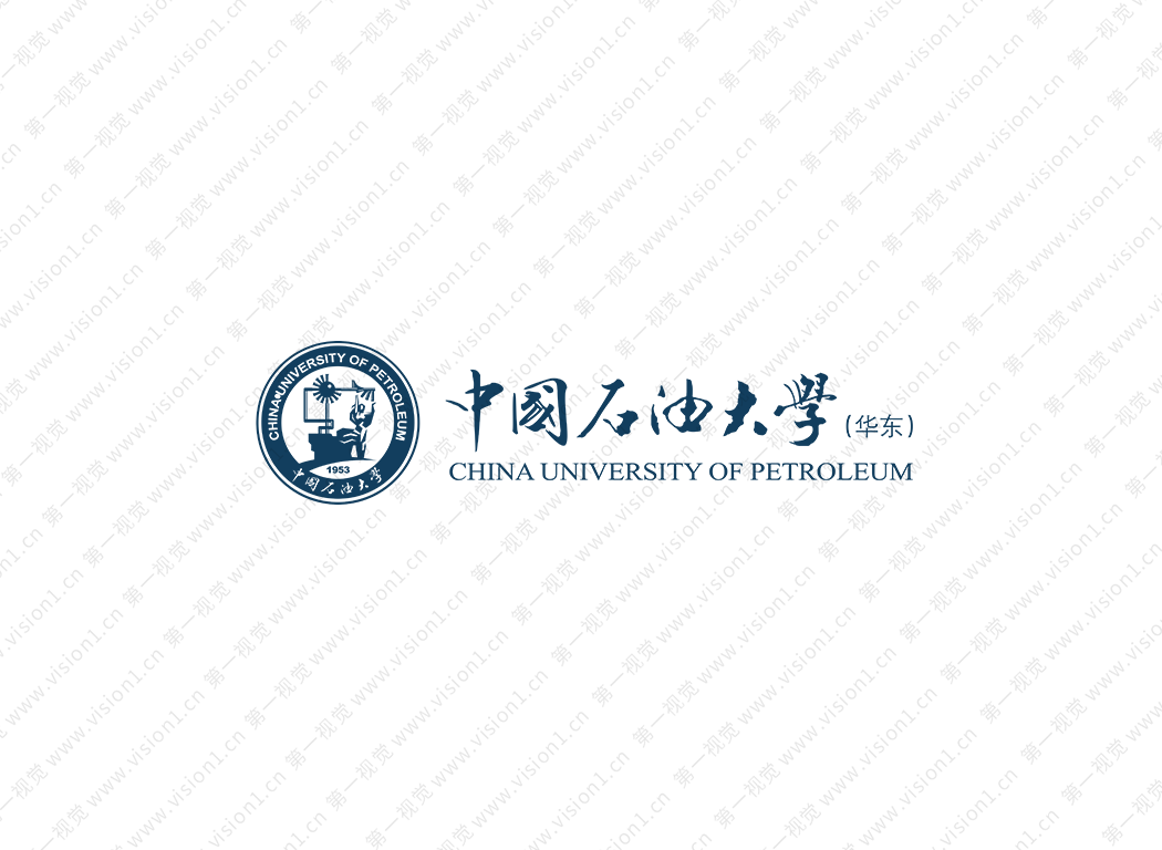 中国石油大学(华东)校徽标志矢量图