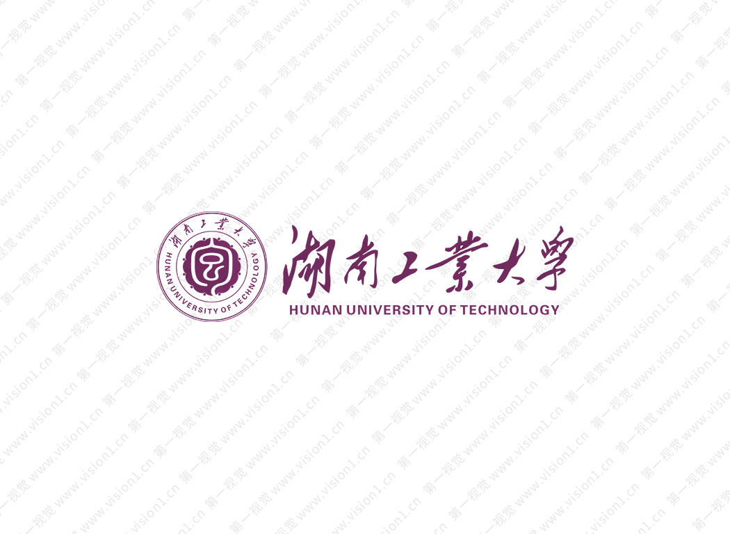 湖南工业大学校徽标志矢量图