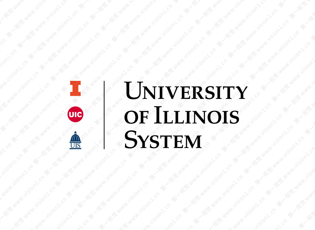 美国伊利诺伊大学校徽logo矢量图