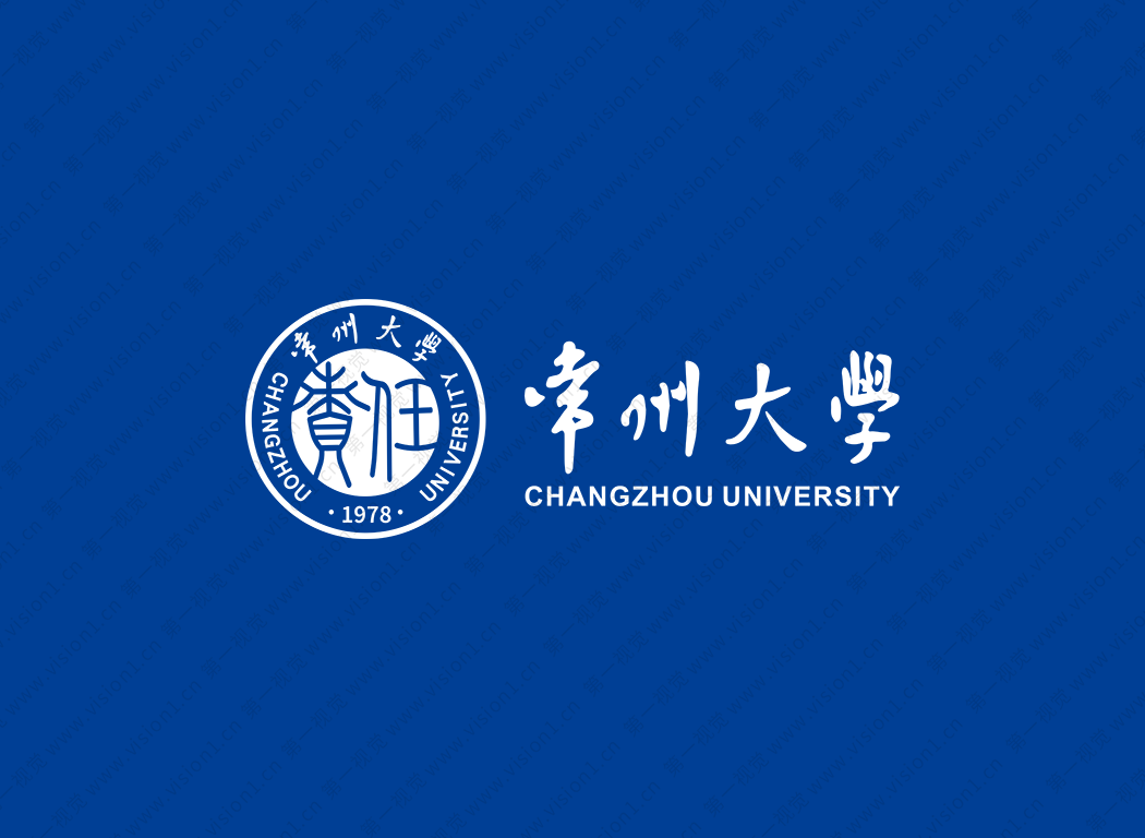 大学校徽系列: 常州大学标志矢量图
