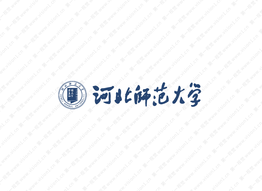 大学校徽系列:河北师范大学标志矢量图