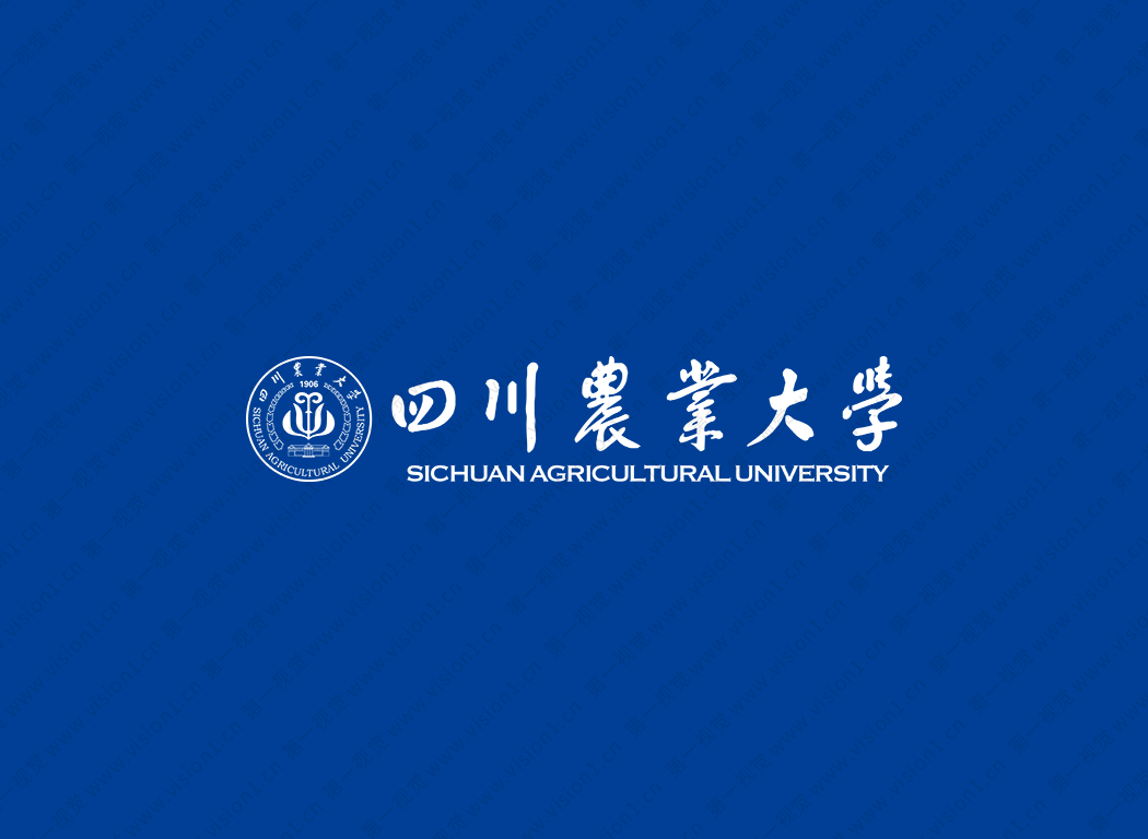 大学校徽系列：四川农业大学标志矢量图