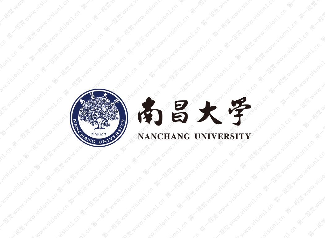南昌大学校徽标志矢量图