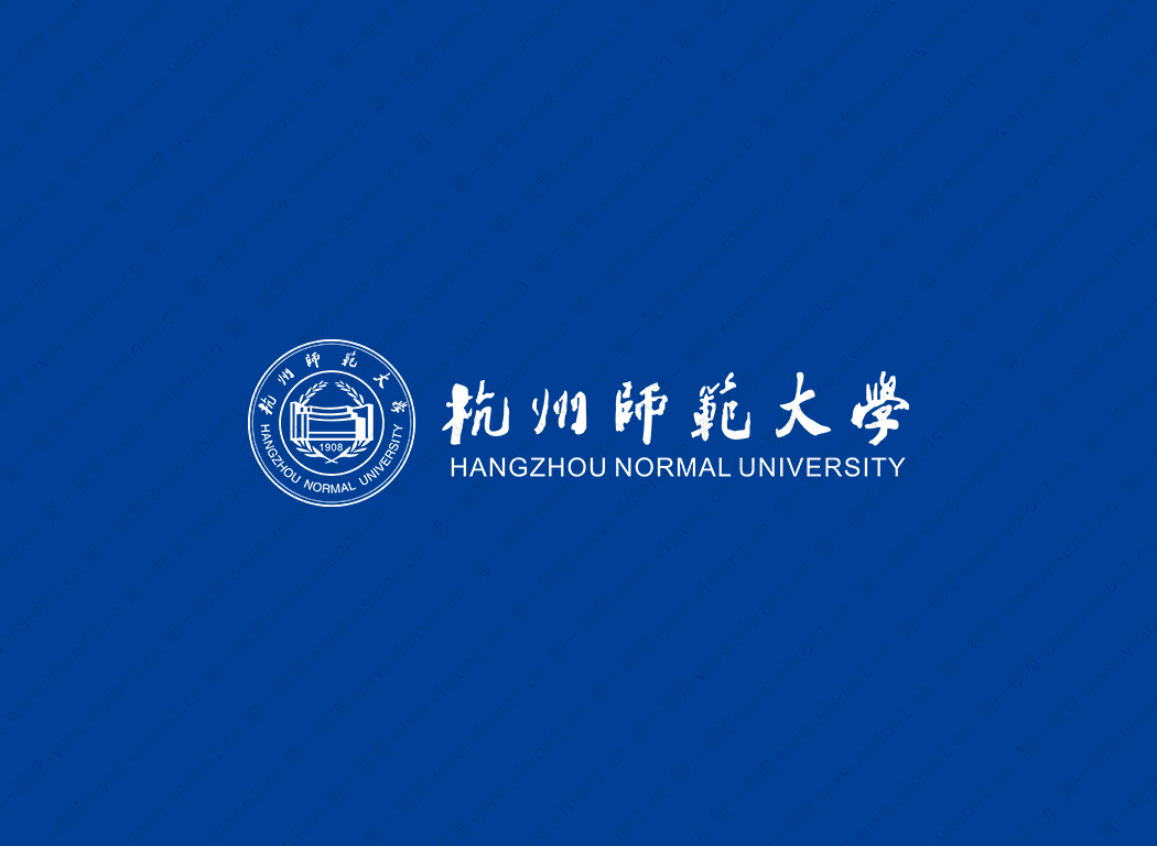 杭州师范大学校徽标志矢量图