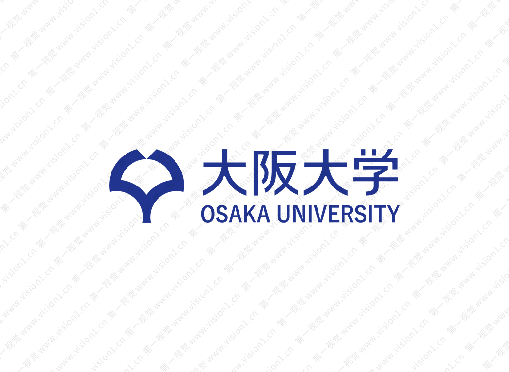 大学校徽系列:大阪大学标志矢量图