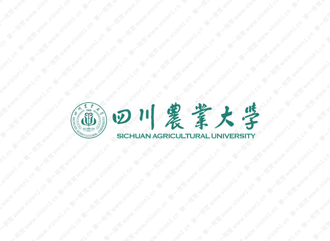 大学校徽系列：四川农业大学标志矢量图