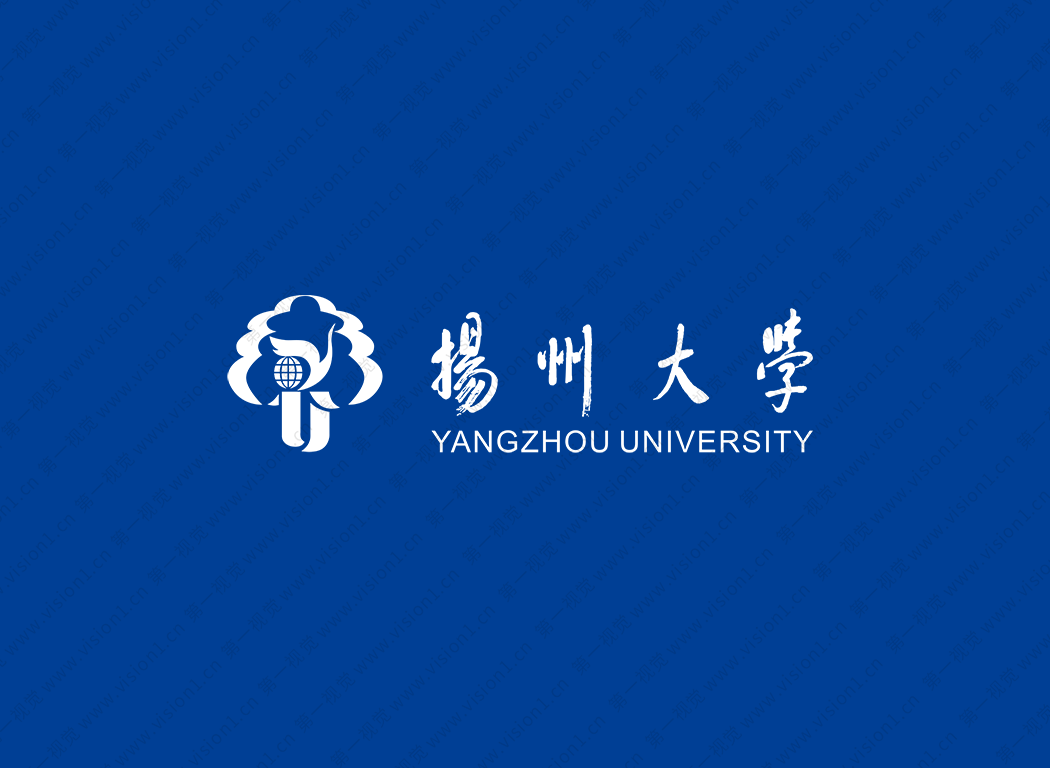 大学校徽系列:扬州大学标志矢量图