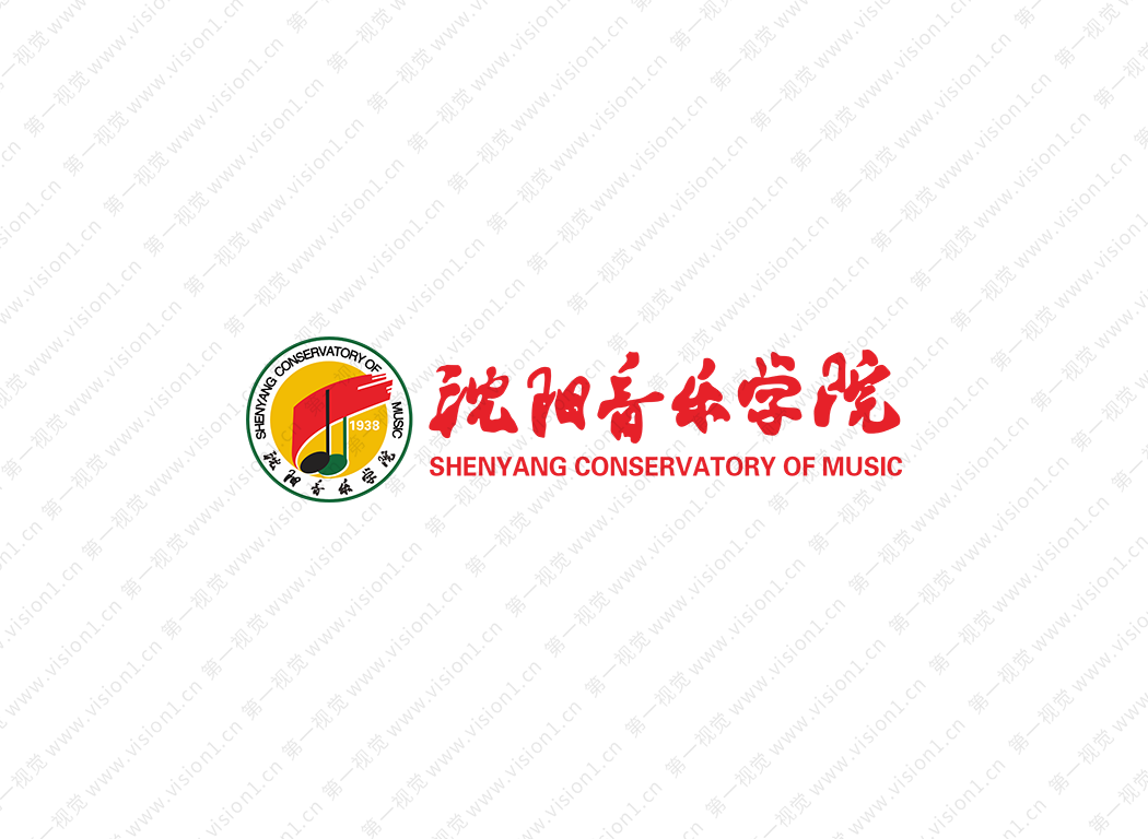 沈阳音乐学院校徽标志矢量图