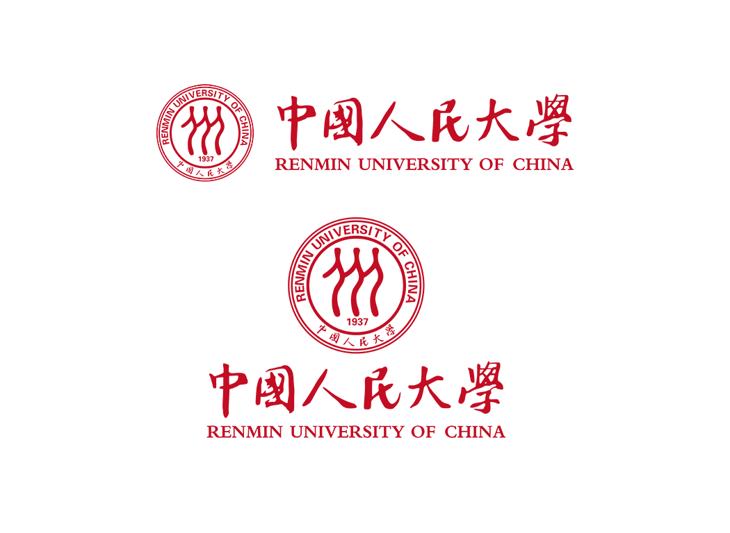 大学校徽系列: 中国人民大学标志矢量图