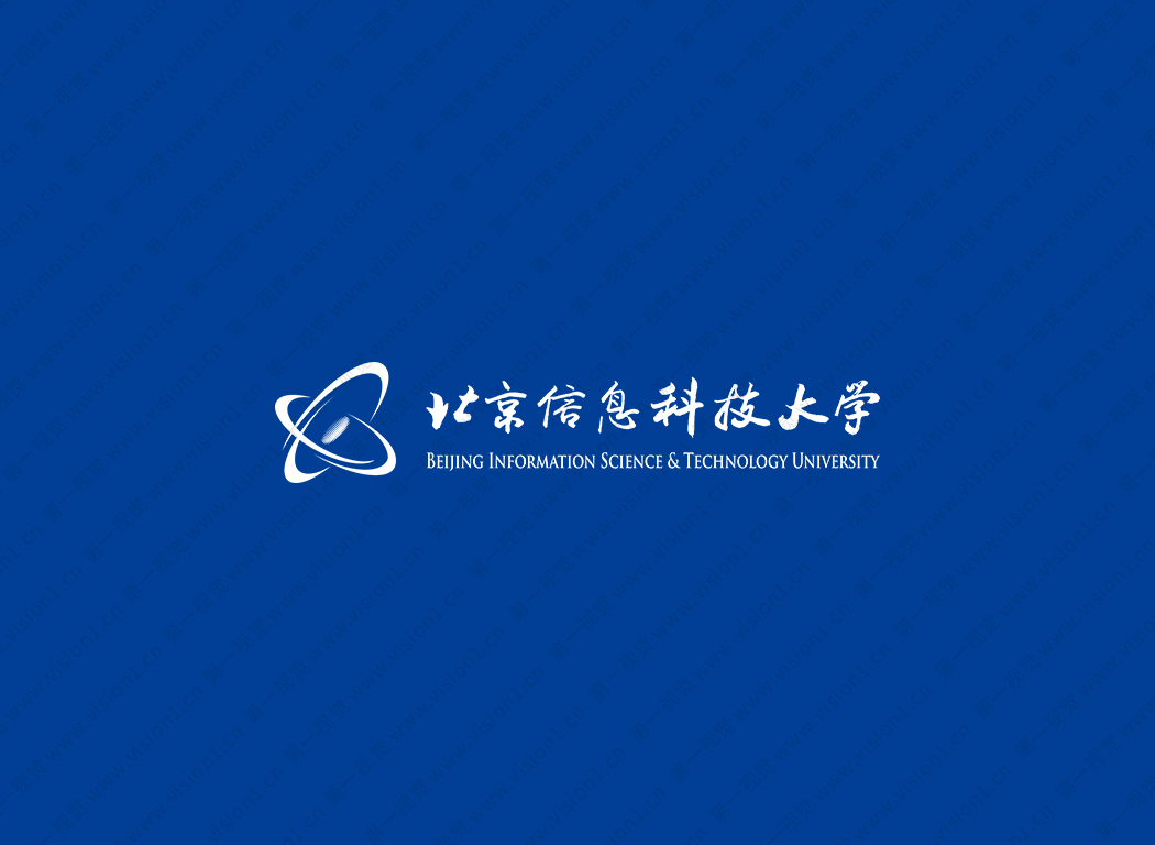 北京信息科技大学校徽标志矢量图