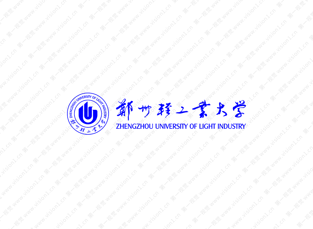 郑州轻工业大学校徽标志矢量图