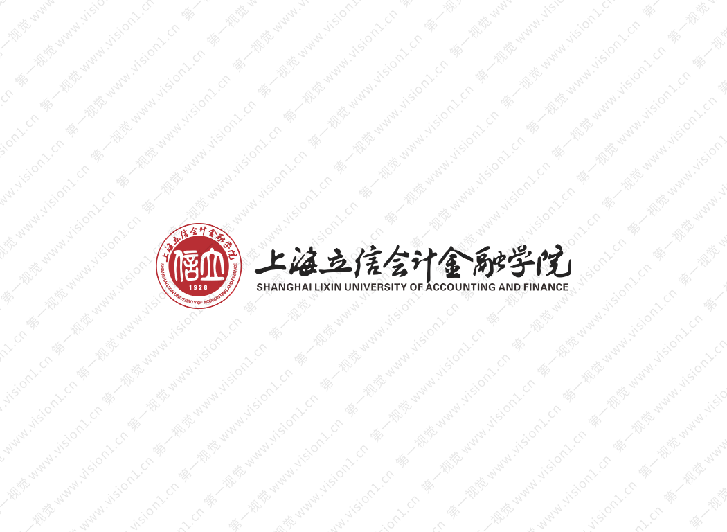 上海立信会计金融学院校徽标志矢量图