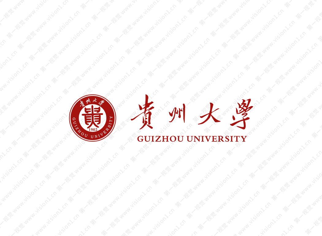 大学校徽系列:贵州大学标志矢量图