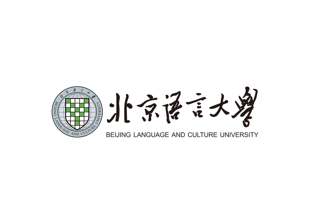 北京语言大学校徽标志矢量图