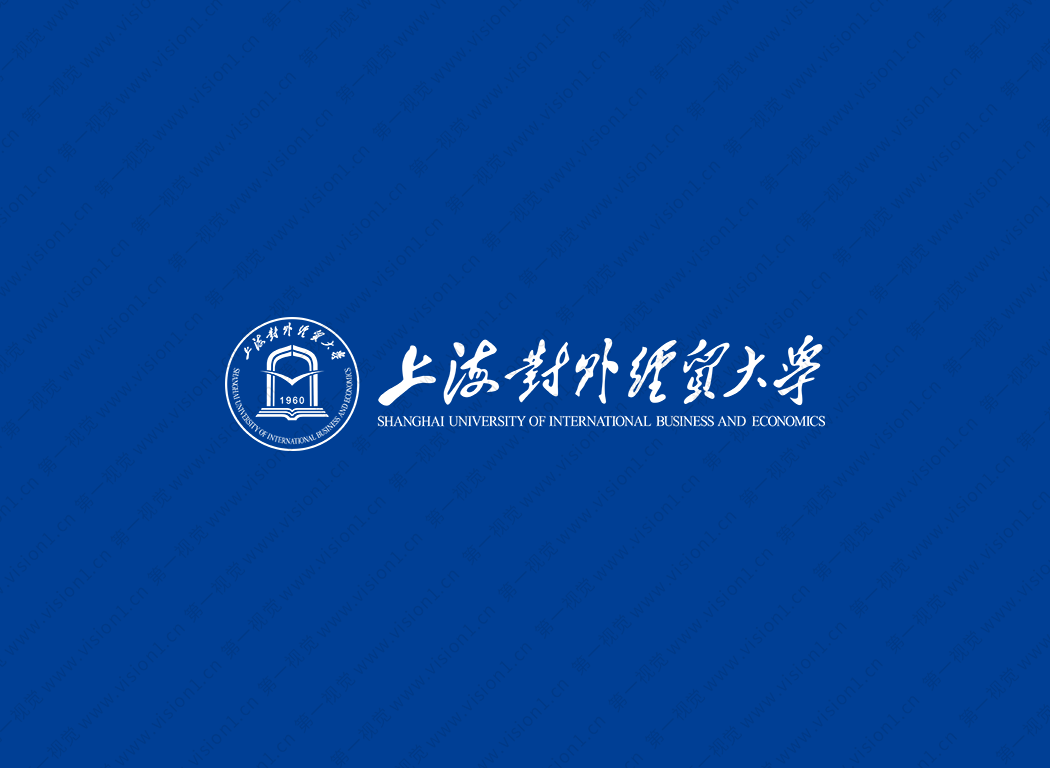 上海对外经贸大学校徽标志矢量图