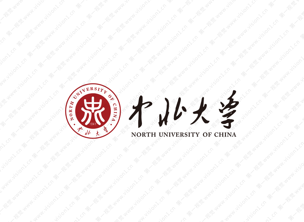 中北大学校徽标志矢量图