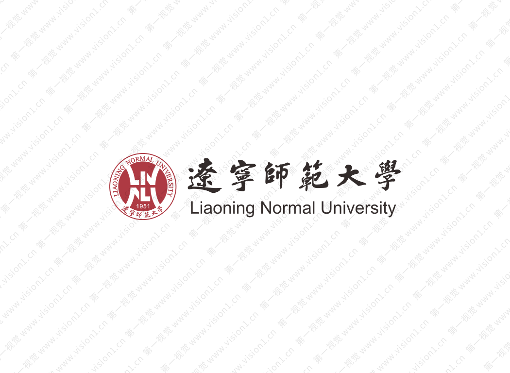 辽宁师范大学校徽标志矢量图