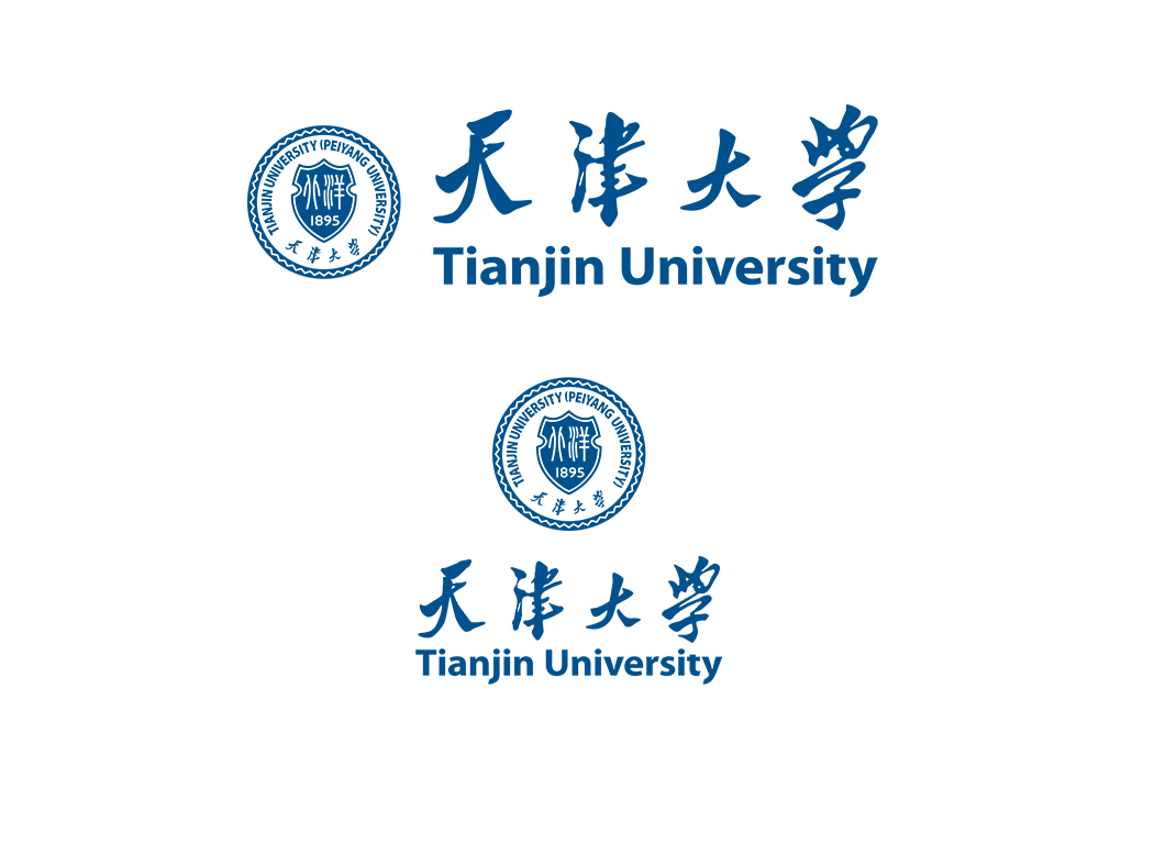 大学校徽系列:天津大学标志矢量图