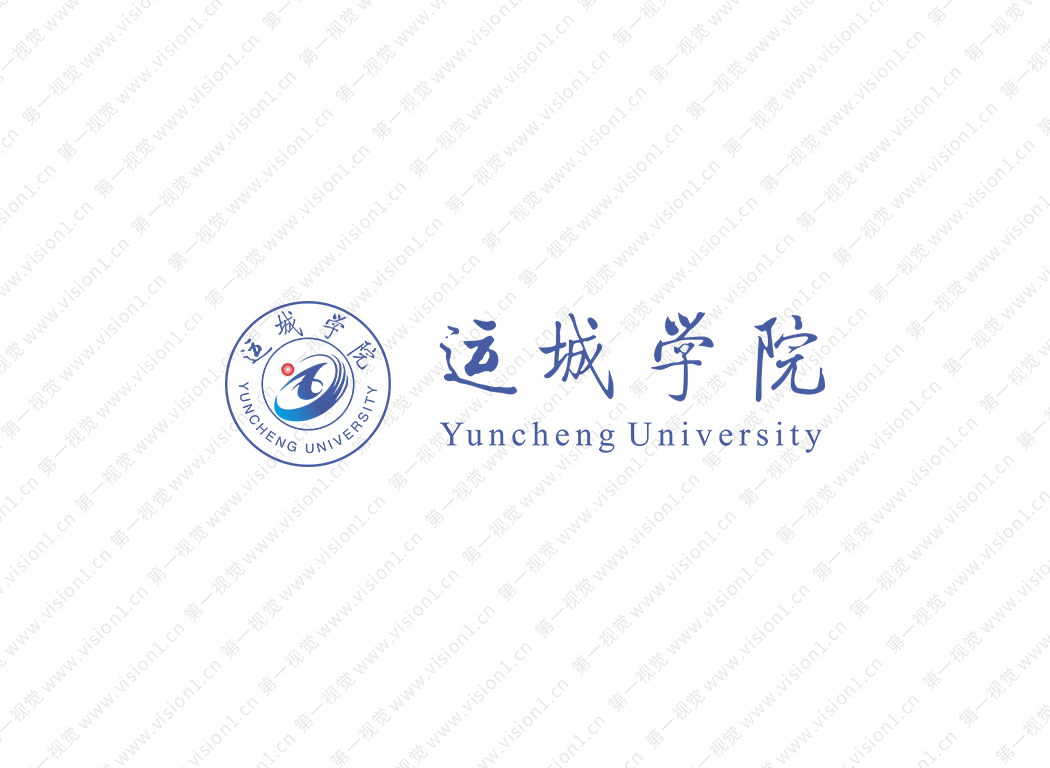 运城学院校徽标志矢量图