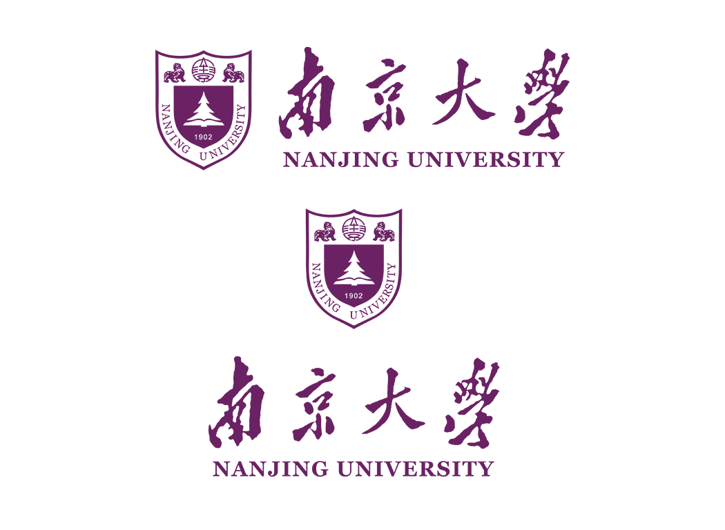 大学校徽系列:南京大学标志矢量图