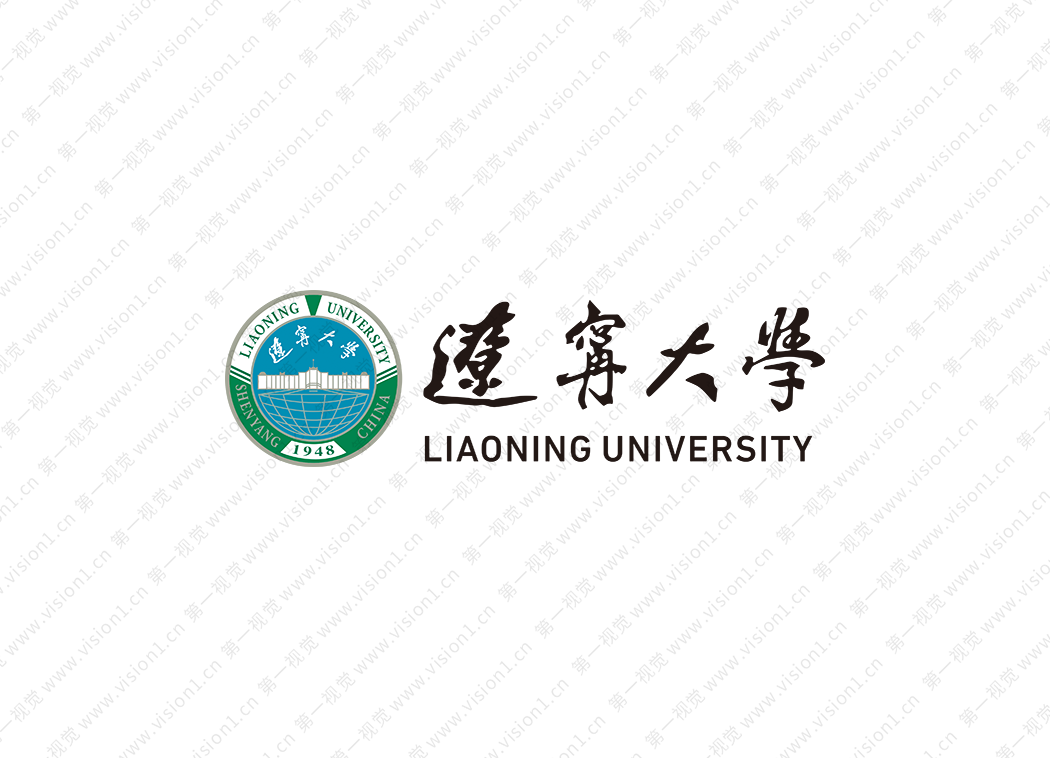 大学校徽系列:辽宁大学标志矢量图