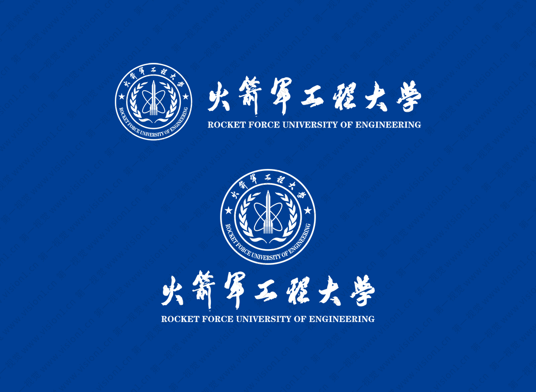 火箭军工程大学logo标志矢量图