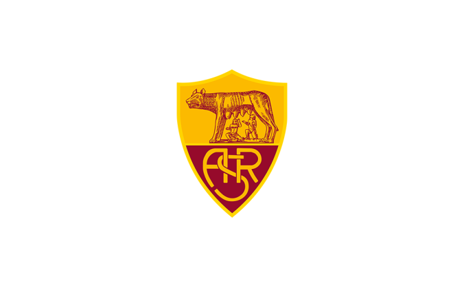 罗马足球俱乐部队徽logo标志矢量图
