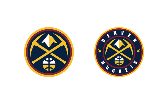 NBA:丹佛掘金队logo标志矢量图