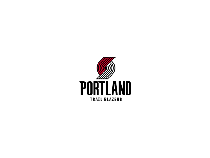NBA:波特兰开拓者队logo标志矢量图