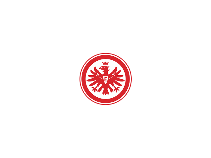 法兰克福足球俱乐部队徽logo标志矢量图