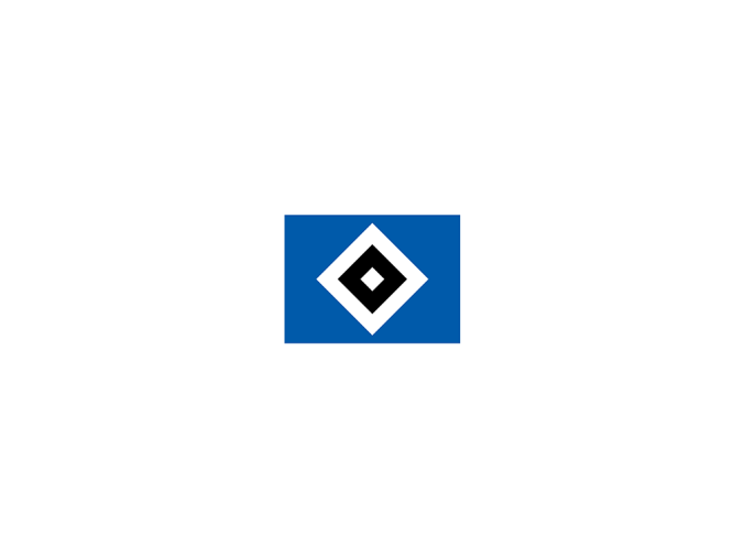 汉堡足球俱乐部队徽logo标志矢量图