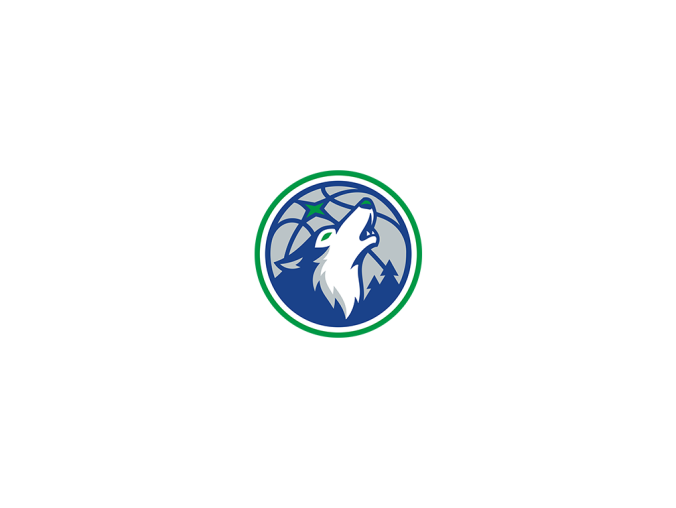 NBA:明尼苏达森林狼队logo标志矢量图