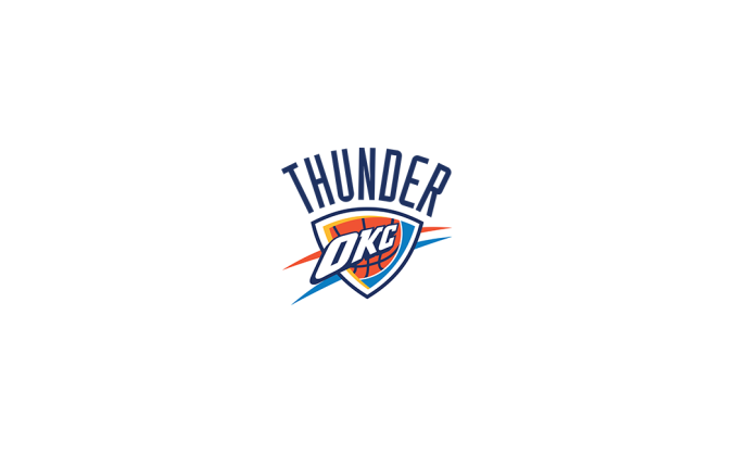 NBA:俄克拉荷马雷霆队logo标志矢量图