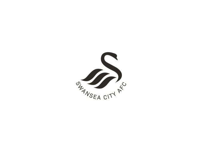 斯旺西城足球俱乐部队徽logo矢量图