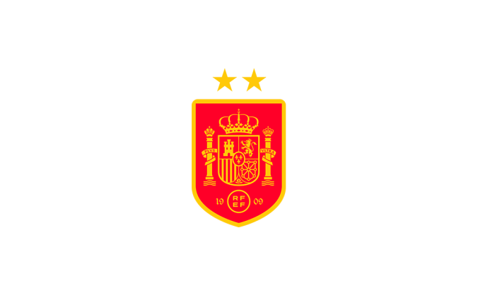 西班牙国家足球队队徽标志矢量图