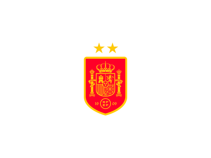 西班牙国家足球队队徽标志矢量图